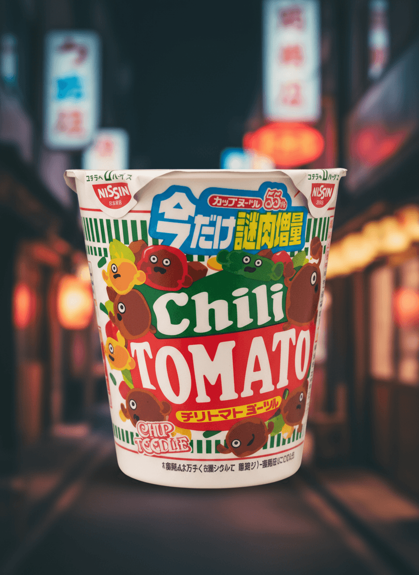 Ramen Chili Tomate Nissin Cup 55 Aniversario