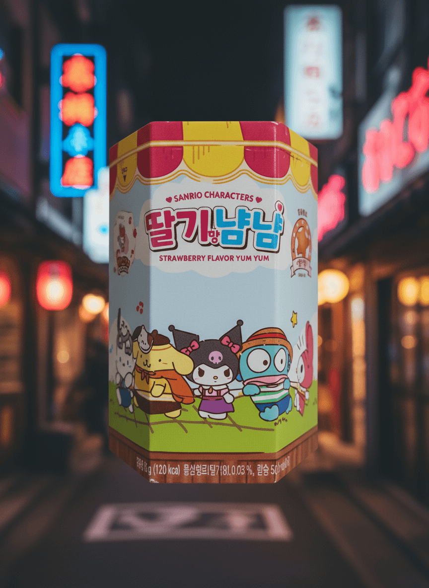 Galletas Sanrio Fresa Yum Yum