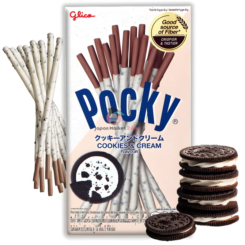 Pockys cookies & cream 42g